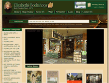 Tablet Screenshot of elizabethsbookshop.com.au