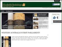 Tablet Screenshot of blog.elizabethsbookshop.com.au